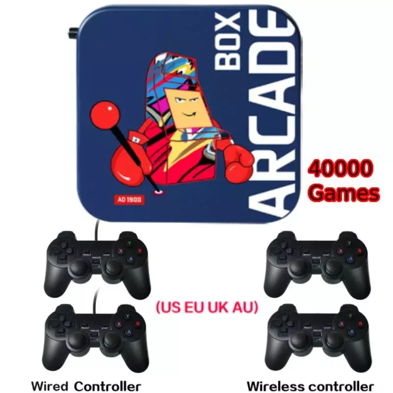 Retro Arcade Box Game Console HD Gaming Console 33000 /40000 Games 64G TV Super Console Display Projector Monitor Video
Retro Arcade Box Game Console HD Gaming Console 33000 /40000 Games 64G TV Super Console Display Projector Monitor Video