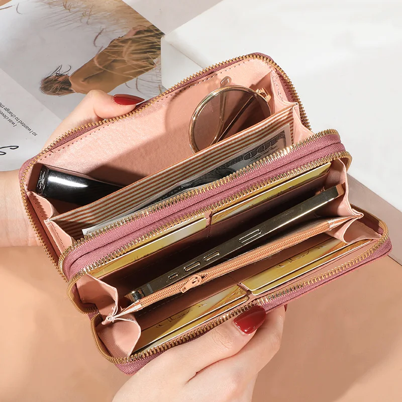 Fashion PU Leather Wallet Purse Women Long Wallet Pouch Handbag For Women Coin Purse Card Holders Clutch
Fashion PU Leather Wallet Purse Women Long Wallet Pouch Handbag For Women Coin Purse Card Holders Clutch