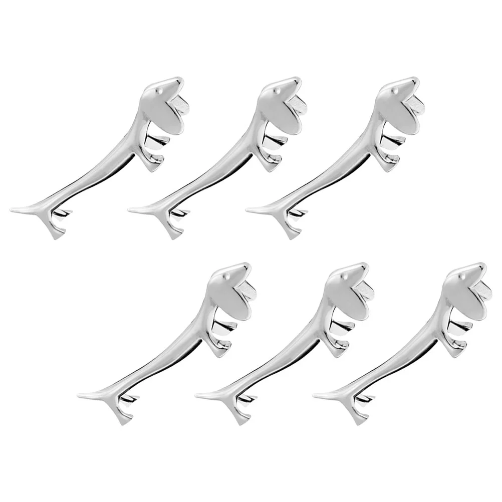 

6Pcs Fork Chop Sticks Ceramic Duck Decor Chopstick Rests Decorative Spoon Rest for Decorate Dinner Table Friends