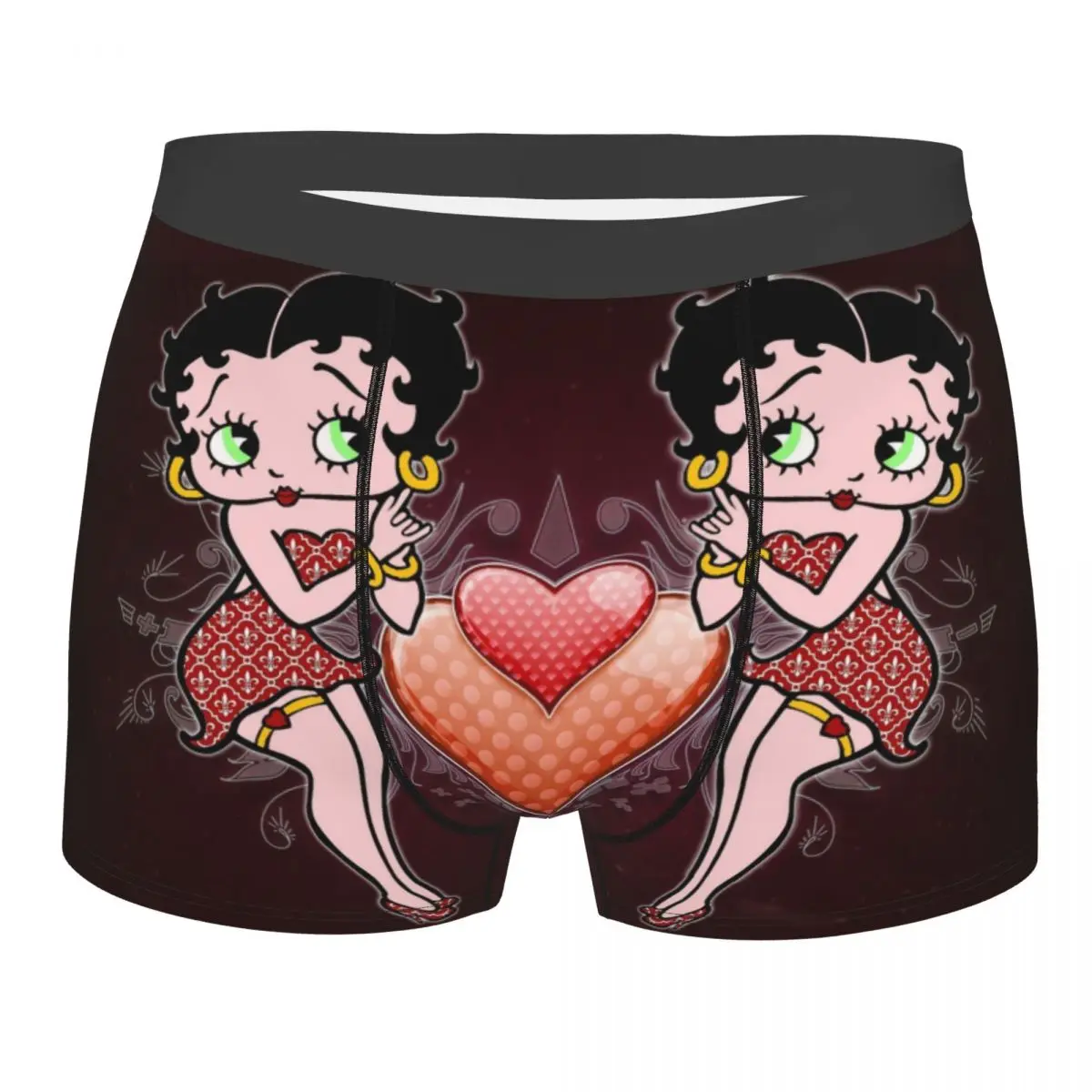 Оригинальные боксеры Bettys в романтическом стиле, Мужские дышащие винтажные трусы-боксеры с мультяшным рисунком 
Оригинальные боксеры Bettys в романтическом стиле, Мужские дышащие винтажные трусы-боксеры с мультяшным рисунком