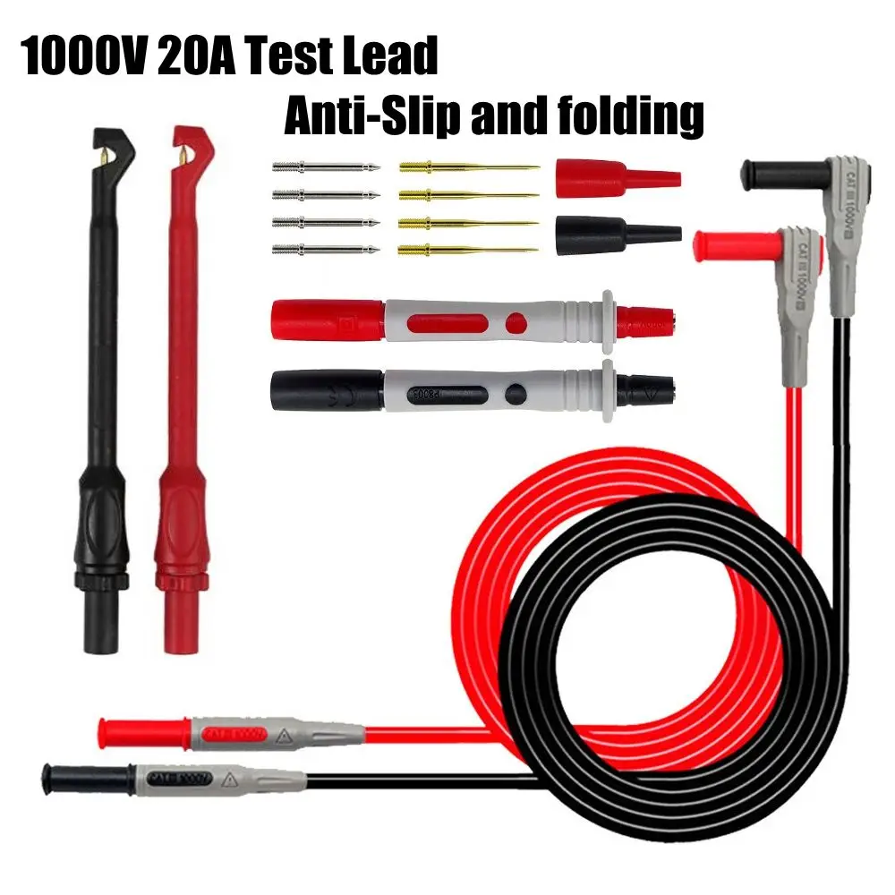 Universal Multimeter Test Leads Probe Test Leads Cable Wire For Digital Multi Meter Needle Tip Measuring Probes Pen
Universal Multimeter Test Leads Probe Test Leads Cable Wire For Digital Multi Meter Needle Tip Measuring Probes Pen