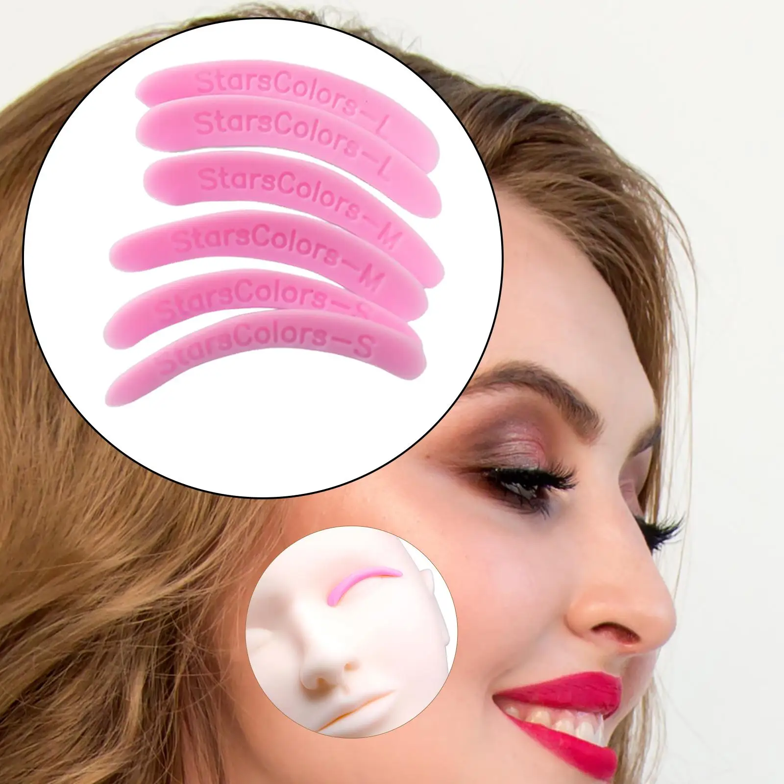 Силиконовая ресница амбушюры для перманентной завивки под глазами 3 пары подушечки для перманентной завивки ресниц подъемные подушечки би... 
Силиконовая ресница амбушюры для перманентной завивки под глазами 3 пары подушечки для перманентной завивки ресниц подъемные подушечки би...