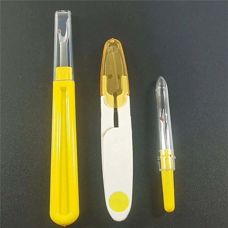3Pcs Seam with Protective Sewing Tools Stainless Steel Thread Cutter Remover for DIY Craft Stitching
3Pcs Seam with Protective Sewing Tools Stainless Steel Thread Cutter Remover for DIY Craft Stitching