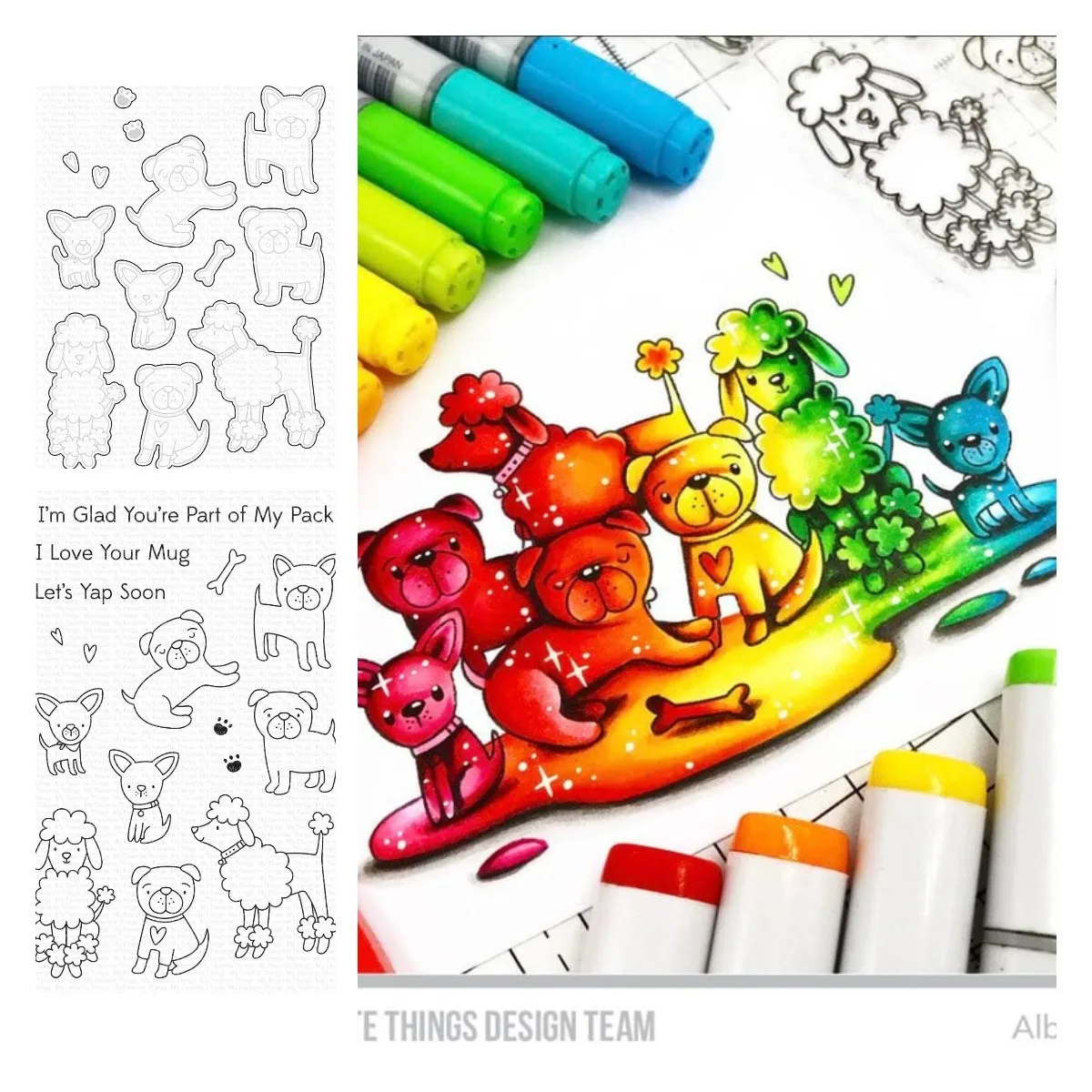 Dog Squad Die-namics New Metal Cutting Dies Stamps Scrapbook Diary Decoration Embossing Cut Dies Template Diy Greeting Card
Dog Squad Die-namics New Metal Cutting Dies Stamps Scrapbook Diary Decoration Embossing Cut Dies Template Diy Greeting Card