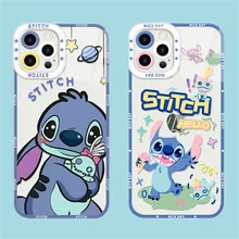 Disney Stitch Phone Case for Samsung Galaxy S23 S22 Ultra S21 S20 FE S10 Plus Note 20 10 9 A14 A24 A34 A54 Pro Silicone Cover