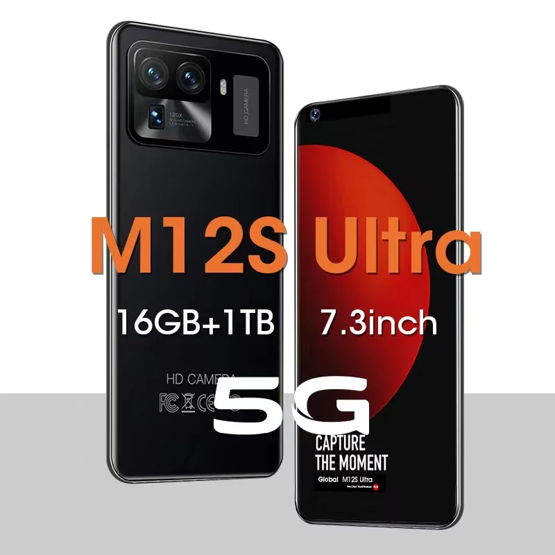 2022 оригинальный смартфон M12S Ultra глобальная версия 7,3 дюймов 16 ТБ мобильные телефоны 48 МП мобильные телефоны
2022 оригинальный смартфон M12S Ultra глобальная версия 7,3 дюймов 16 ТБ мобильные телефоны 48 МП мобильные телефоны