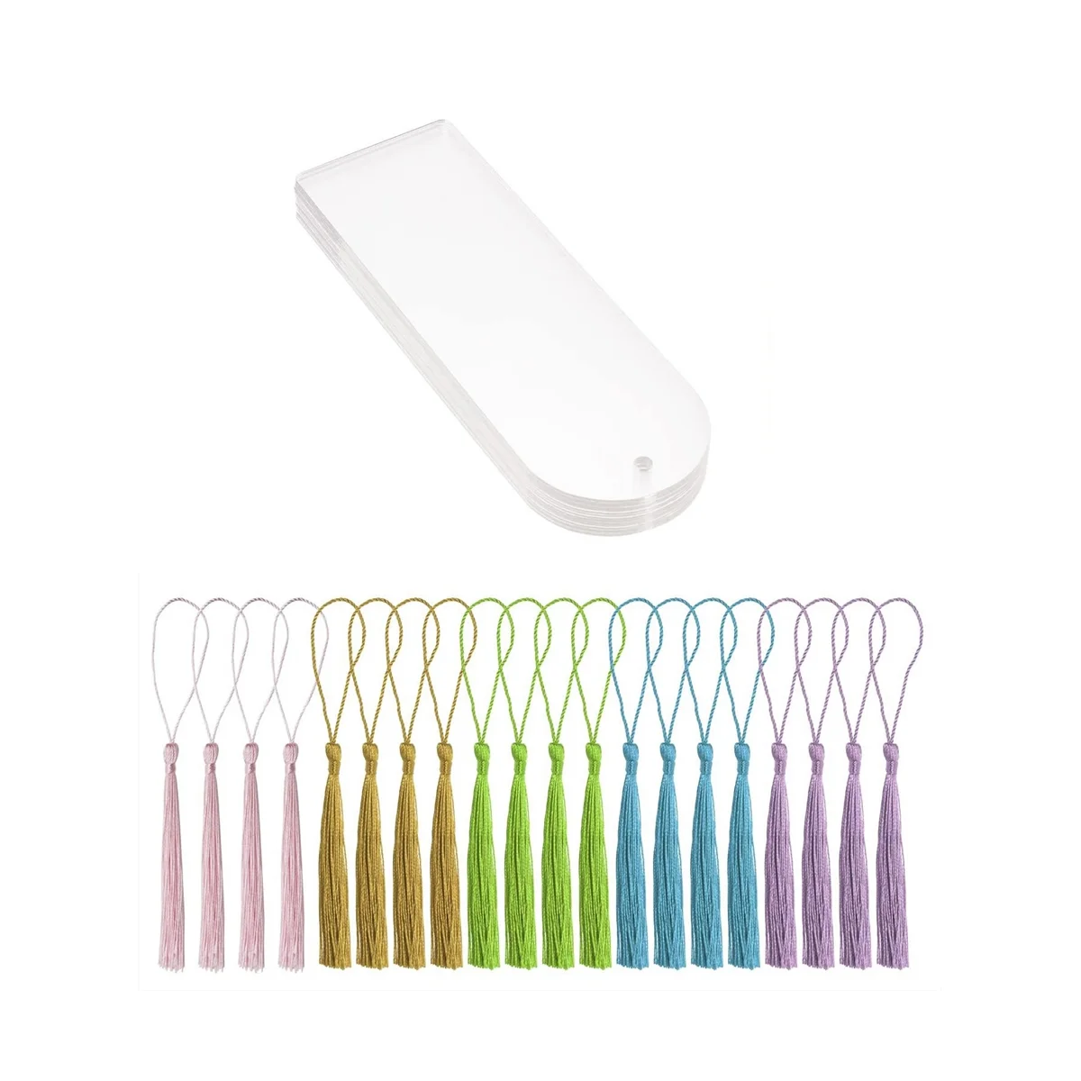 Blank Clear Acrylic Bookmarks 20Pcs Rectangle Craft Transparent Acrylic Book Markers with 20Pcs Small Bookmark Tassels
Blank Clear Acrylic Bookmarks 20Pcs Rectangle Craft Transparent Acrylic Book Markers with 20Pcs Small Bookmark Tassels