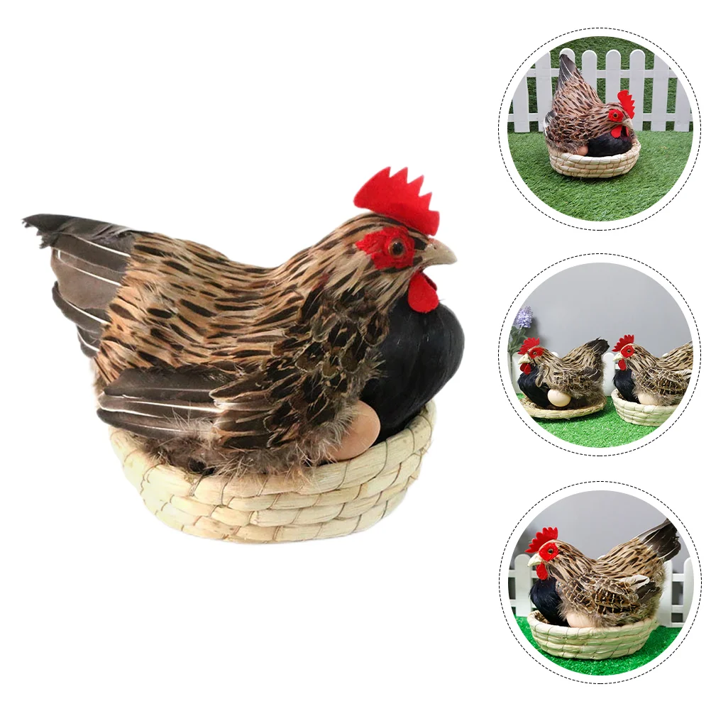 Simulation Hen Chicken Adornment Figure Animal Sculpture Small Farm Decors Model Landscape Ornament Garden Toy Accessories
Simulation Hen Chicken Adornment Figure Animal Sculpture Small Farm Decors Model Landscape Ornament Garden Toy Accessories