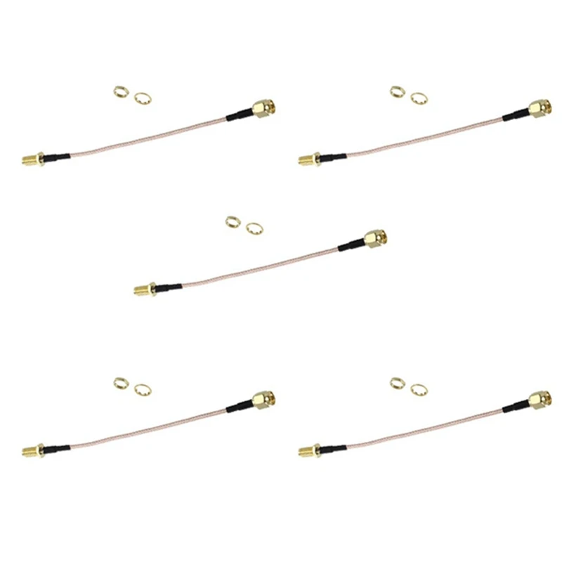 6X SMA Male To SMA Female Nut Bulkhead Crimp RG316 Coax Cable Jumper Pigtail 15Cm
6X SMA Male To SMA Female Nut Bulkhead Crimp RG316 Coax Cable Jumper Pigtail 15Cm