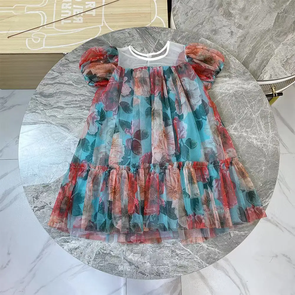 2022 High-end custom summer hot girls and girls lace transparent Mosaic printed mesh princess dress dress
2022 High-end custom summer hot girls and girls lace transparent Mosaic printed mesh princess dress dress