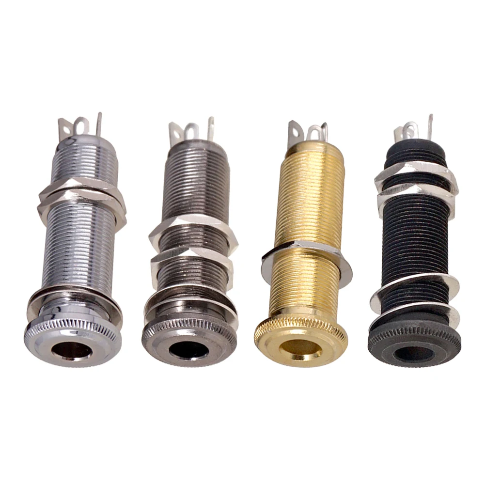 Electric Guitar Bass 6.35mm Socket Stereo 1/4 Inch Output Jacks Plug Accessories Anti-noisy Guitars Socket Durable Brass Parts
Electric Guitar Bass 6.35mm Socket Stereo 1/4 Inch Output Jacks Plug Accessories Anti-noisy Guitars Socket Durable Brass Parts