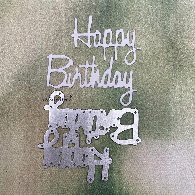 Happy birthday letters decoration DIY Craft Metal Cutting Die Scrapbook Embossed Paper Card Album Craft Template Stencil Dies
Happy birthday letters decoration DIY Craft Metal Cutting Die Scrapbook Embossed Paper Card Album Craft Template Stencil Dies