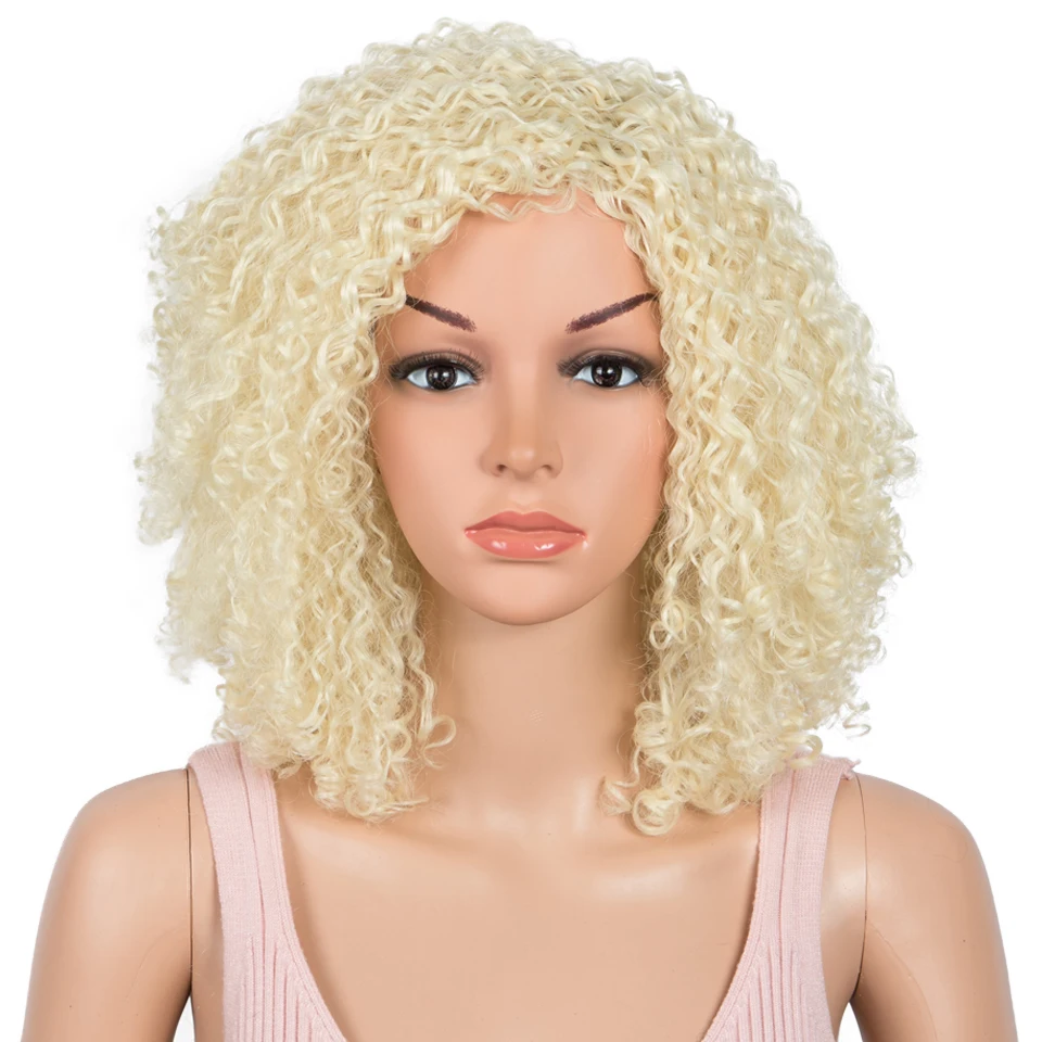 613 Blonde Wigs For Women Short Afro Kinky Curly Synthetic Hair Wigs Hightlight Colored Cosplay Wigs Heat Resistant Fake Hair
613 Blonde Wigs For Women Short Afro Kinky Curly Synthetic Hair Wigs Hightlight Colored Cosplay Wigs Heat Resistant Fake Hair