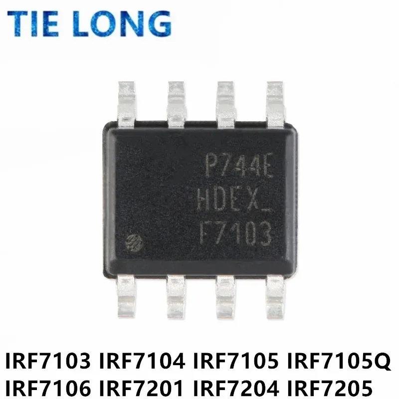 10 шт. IRF7103 F7103 SOP-8 IRF7104 F7104 IRF7105 F7105 IRF7105Q IRF7106 F7106 IRF7201 F7201 IRF7204 IRF7204 IRF7204 IRF7205 F7205
10 шт. IRF7103 F7103 SOP-8 IRF7104 F7104 IRF7105 F7105 IRF7105Q IRF7106 F7106 IRF7201 F7201 IRF7204 IRF7204 IRF7204 IRF7205 F7205