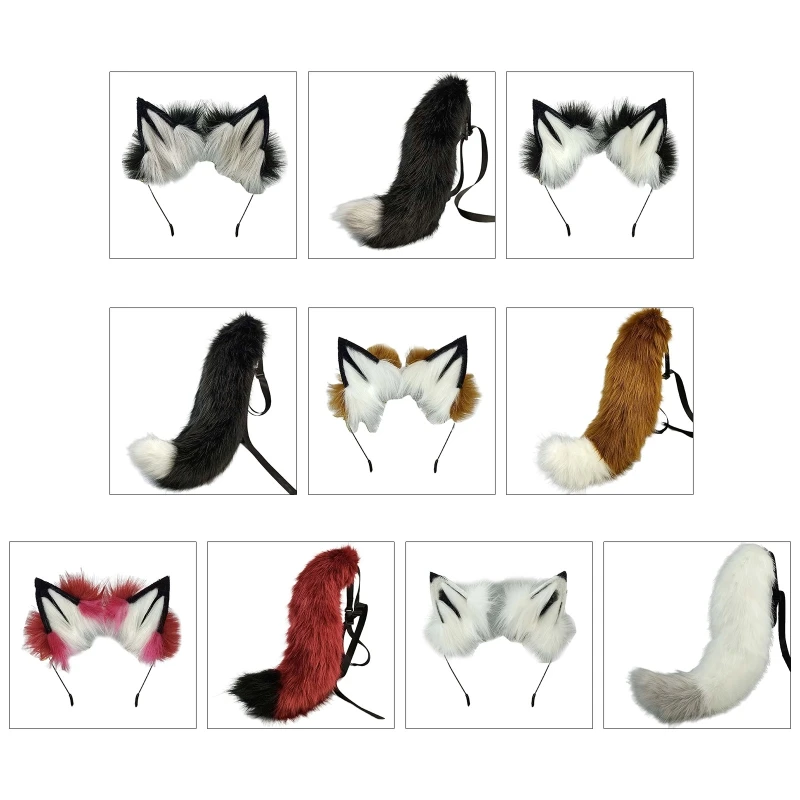 Cute Fur Furry Wolf Tail Adjustable Belt Headband Party Christmas Costume Props Funny Cosplay Xmas Anime Accessories
Cute Fur Furry Wolf Tail Adjustable Belt Headband Party Christmas Costume Props Funny Cosplay Xmas Anime Accessories