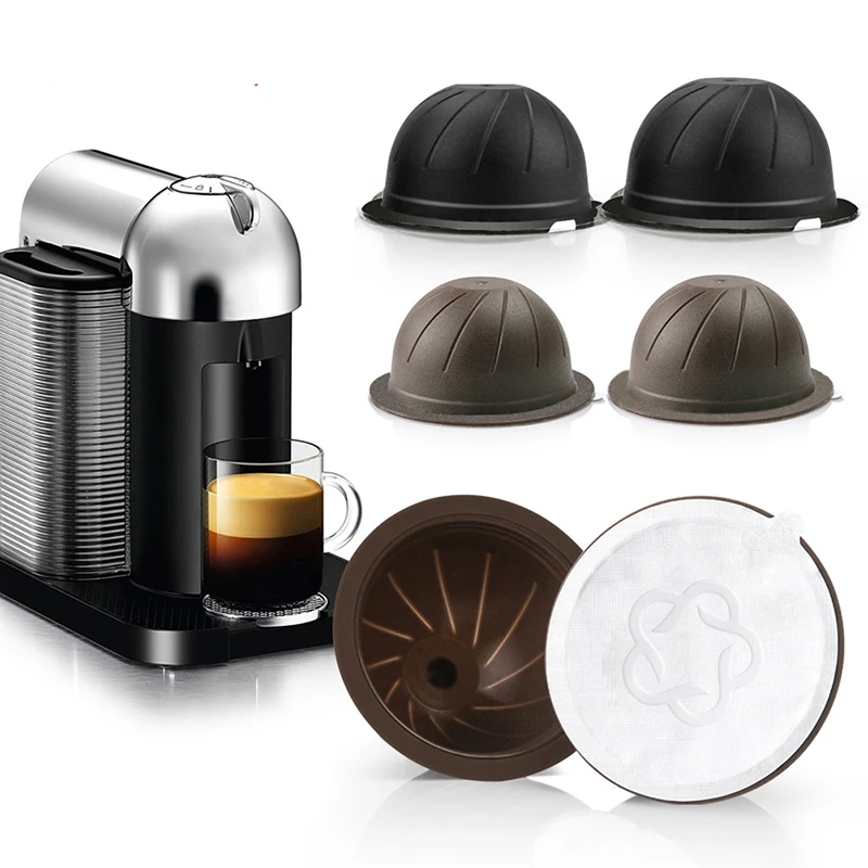 Многоразовые капсулы для кофе Nespresso Vertuo Vertuoline, примерно 60 раз, 150 мл/230 мл, 1 шт.
Многоразовые капсулы для кофе Nespresso Vertuo Vertuoline, примерно 60 раз, 150 мл/230 мл, 1 шт.