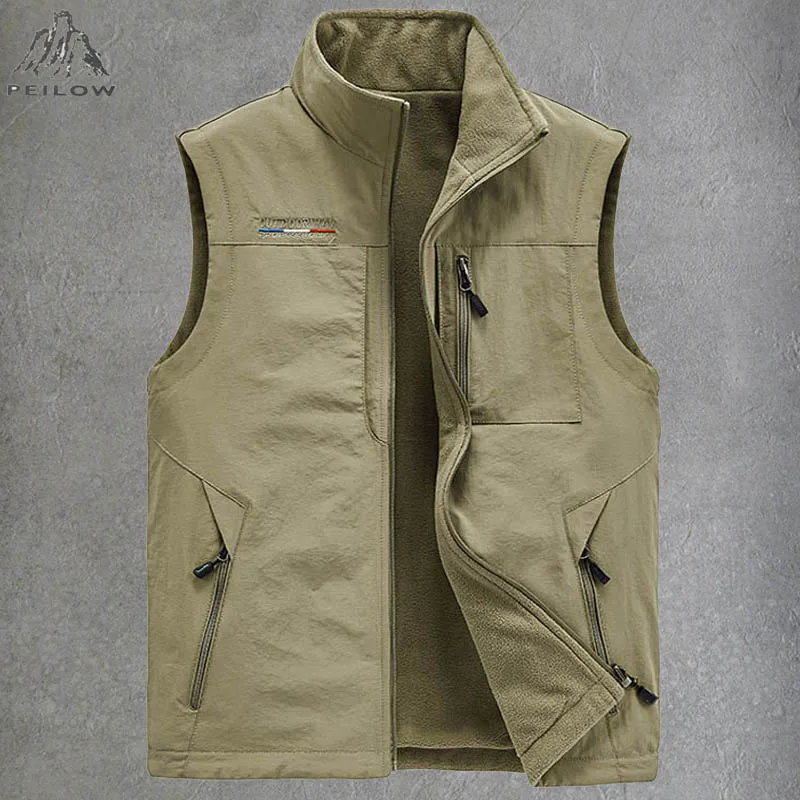 Men's Sleeveless Softshell Reversible Fleece Vest Winter Safari Fishing Travel Windbreaker Outdoor Golf Travel Hiking Waistcoat
Men's Sleeveless Softshell Reversible Fleece Vest Winter Safari Fishing Travel Windbreaker Outdoor Golf Travel Hiking Waistcoat