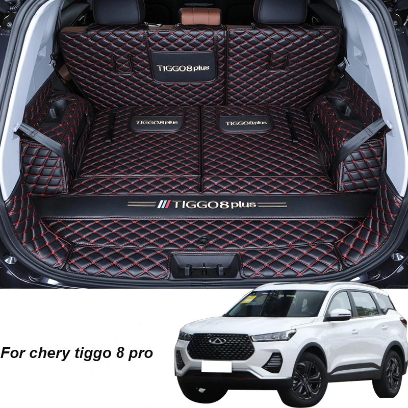 

Car Trunk Mats For Chery Tiggo 8 Pro 2020 2021 сетка в багажник авто коврики для автомобиля Cargo Liner Accessories Para Auto