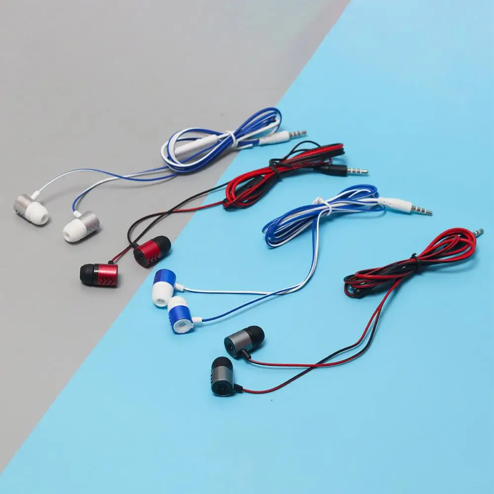 

Wired Earbud Powerful Bass Intelligent Noise Cancelling Ergonomic 3.5mm Stereo Sports In-ear Gaming Earbud for Running