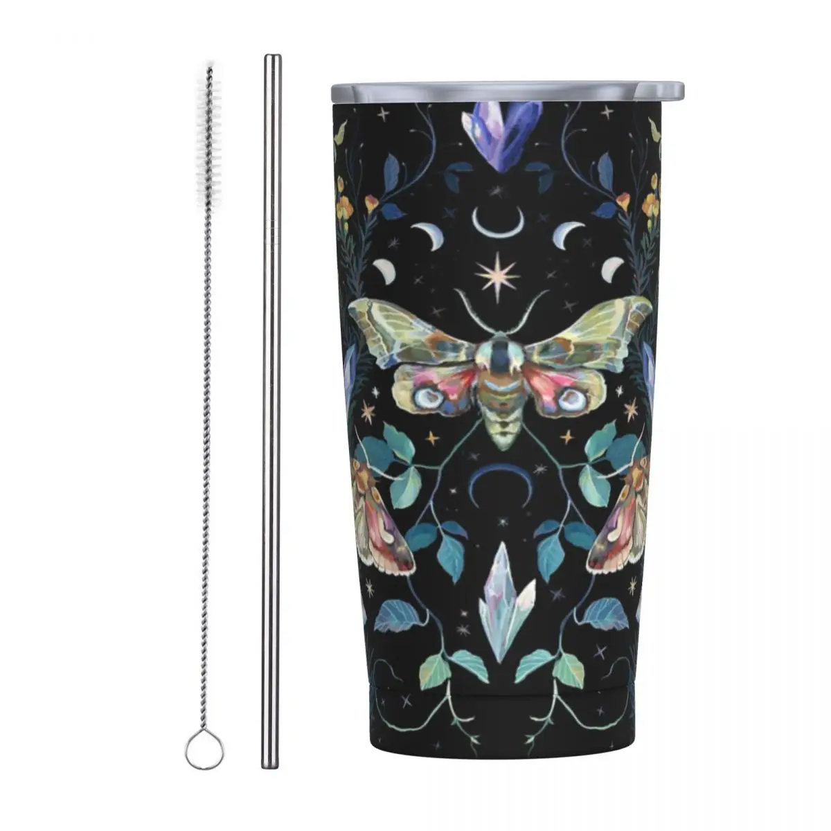 Crystal Moth Mushroom Stainless Steel Mug Odourless easy to use With straw Reusable
Crystal Moth Mushroom Stainless Steel Mug Odourless easy to use With straw Reusable