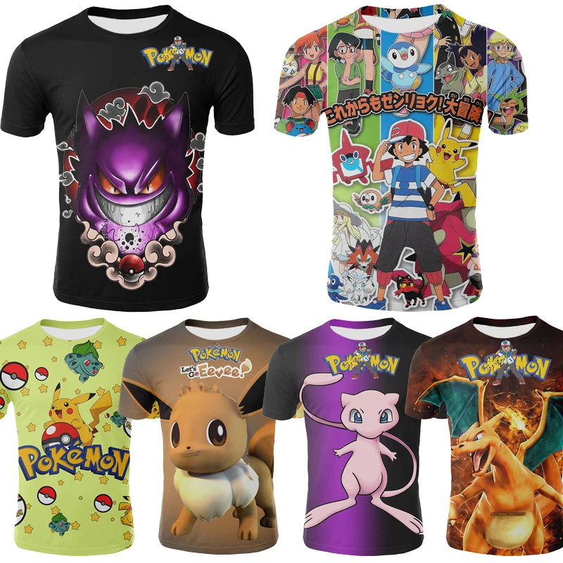 Pokemon Pikachu Kids Summer T Shirt Girls Boys Graphic Tee Cartoon Anime Tops Boutique Children Charizard Clothing Short Sleeve
Pokemon Pikachu Kids Summer T Shirt Girls Boys Graphic Tee Cartoon Anime Tops Boutique Children Charizard Clothing Short Sleeve