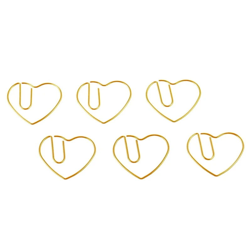100 Pieces Love Heart Shaped Small Paper Clips Bookmark Clips For Office School Home Metal Paper Clips
100 Pieces Love Heart Shaped Small Paper Clips Bookmark Clips For Office School Home Metal Paper Clips