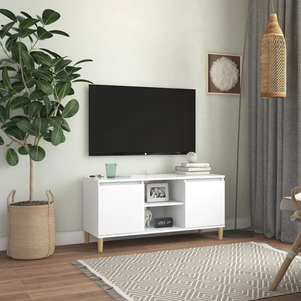 TV Cabinets with Solid Wood Legs , Chipboard TV Stand, TV Table, TV Units for Living Room White 103.5x35x50 cm
TV Cabinets with Solid Wood Legs , Chipboard TV Stand, TV Table, TV Units for Living Room White 103.5x35x50 cm