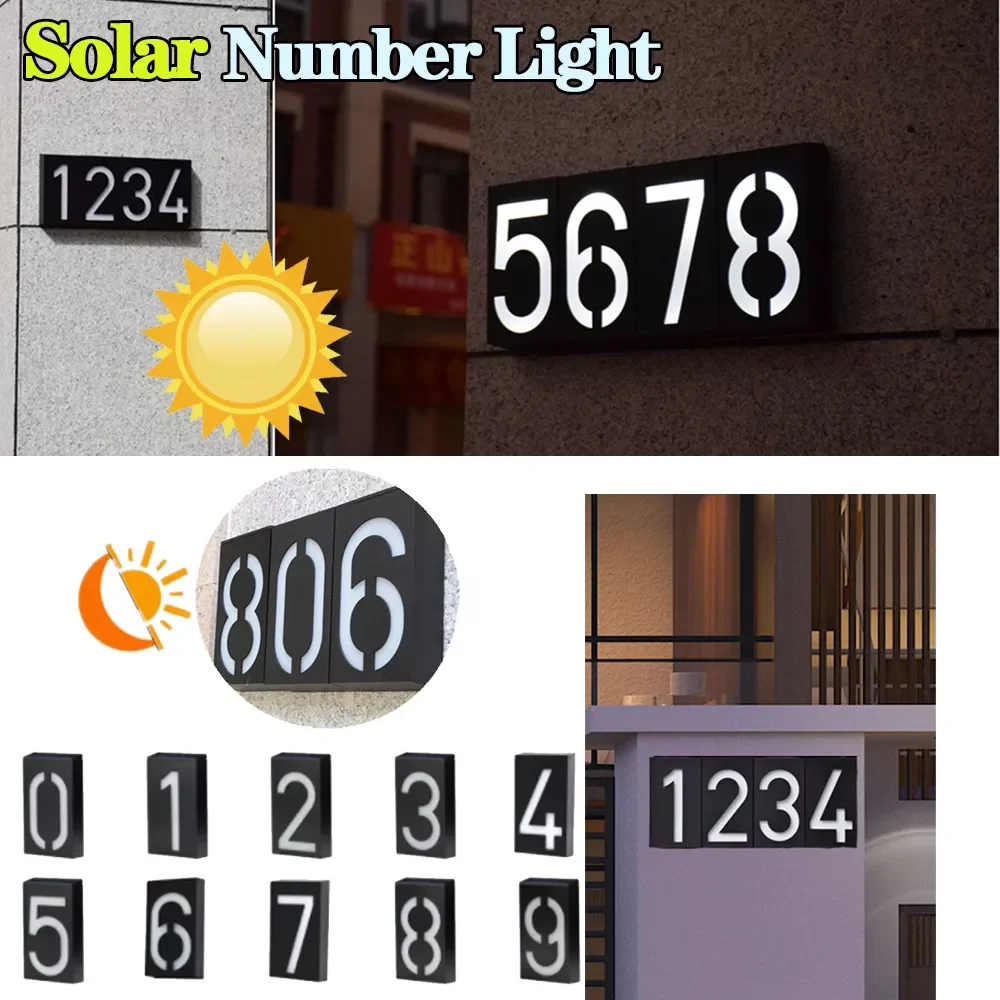 House Number Led Solar For Door Outdoor Illuminated With Exterior Houses Address Mailbox Numbers Light Lamp Rechargeable
House Number Led Solar For Door Outdoor Illuminated With Exterior Houses Address Mailbox Numbers Light Lamp Rechargeable