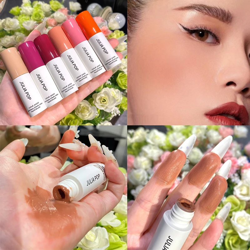 6 Colors Liquid Blush Naturally Brightens Skin Tone Long-lasting Waterproof Moisturizing Blusher Natural Cheek Contour Makeup
6 Colors Liquid Blush Naturally Brightens Skin Tone Long-lasting Waterproof Moisturizing Blusher Natural Cheek Contour Makeup