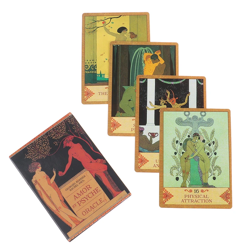 

Amor Et Psyche Oracle Cards Party Game Fortune-telling Prophecy Tarot Deck With PDF Guidebook