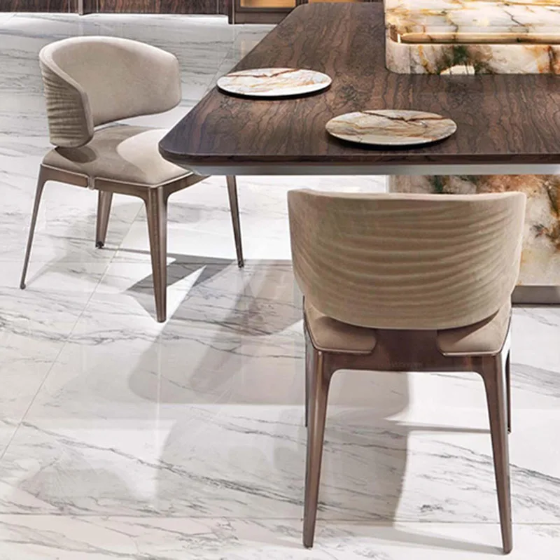 Lounge Metal Luxury Chairs Dining Room Office Cushions Backrest Leather Chair Makeup Sillas De Comedor Interior Decoration
Lounge Metal Luxury Chairs Dining Room Office Cushions Backrest Leather Chair Makeup Sillas De Comedor Interior Decoration