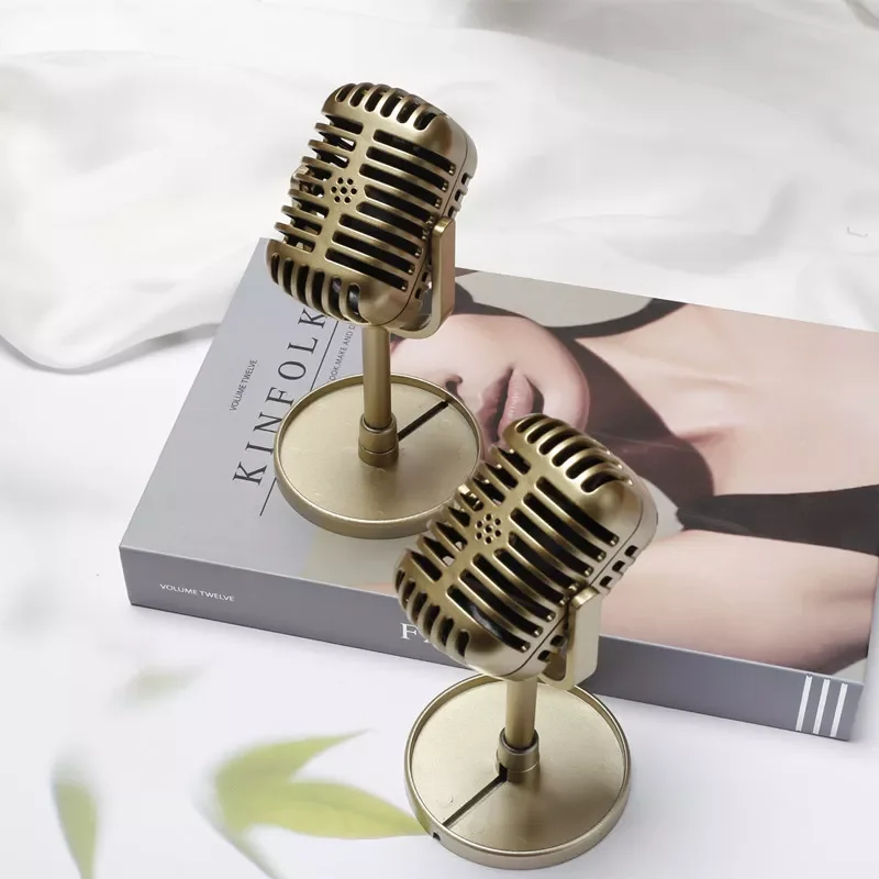 Simulation Classic Retro Dynamic Vocal Microphone Vintage Style Mic Universal Stand For Live Performanc Karaoke Studio Record
Simulation Classic Retro Dynamic Vocal Microphone Vintage Style Mic Universal Stand For Live Performanc Karaoke Studio Record