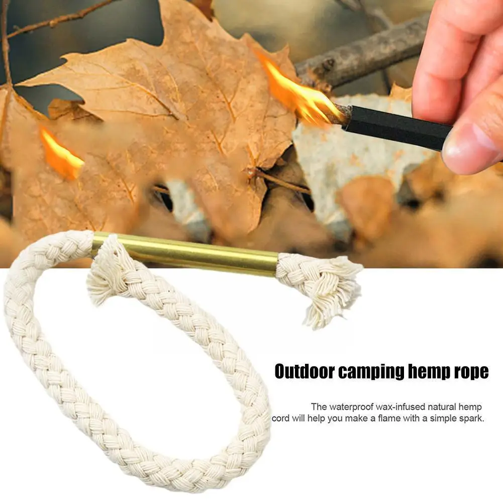 10 Inches Portable Lighter Rope Cotton Brass Camping Field Outdoor Tool Rope Hiking Camping Survival And Safe Reliable Y8R2
10 Inches Portable Lighter Rope Cotton Brass Camping Field Outdoor Tool Rope Hiking Camping Survival And Safe Reliable Y8R2