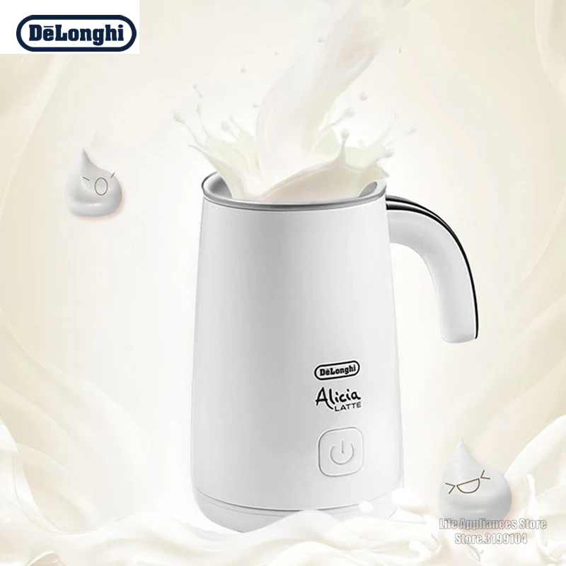 

Портативный вспениватель молока Delonghi, Электрический вспениватель, устройство для приготовления пены для кофе, миксер для молочного коктейля, кувшин для вспенивания молока, электрическая чашка для вспенивания молока