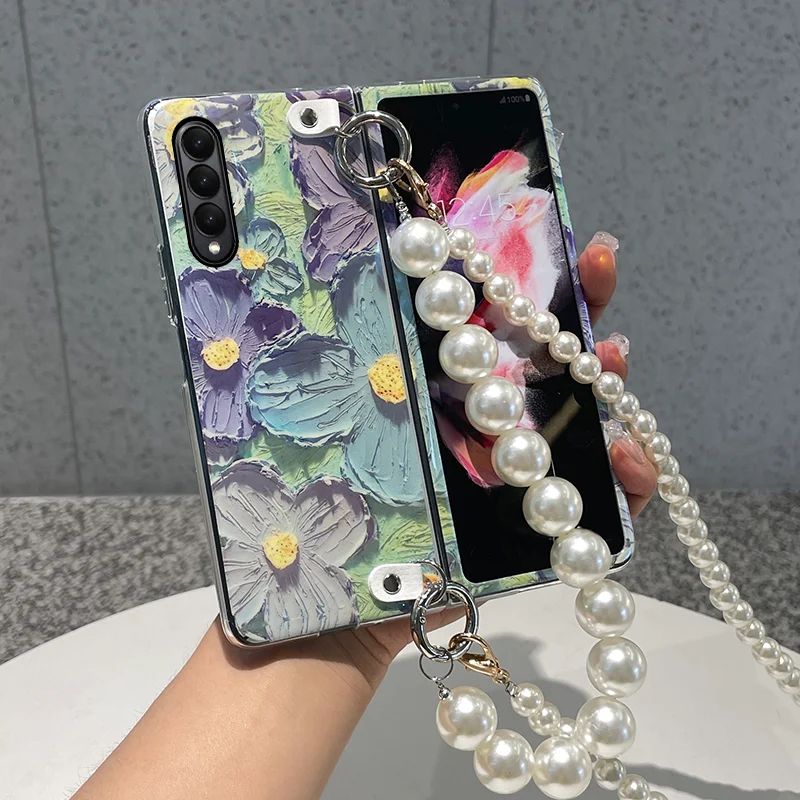 Чехол для телефона в стиле ретро с изображением цветов и синих лучей для Samsung Galaxy Z, складная задняя крышка из искусственной кожи с цепочкой и...
Чехол для телефона в стиле ретро с изображением цветов и синих лучей для Samsung Galaxy Z, складная задняя крышка из искусственной кожи с цепочкой и...