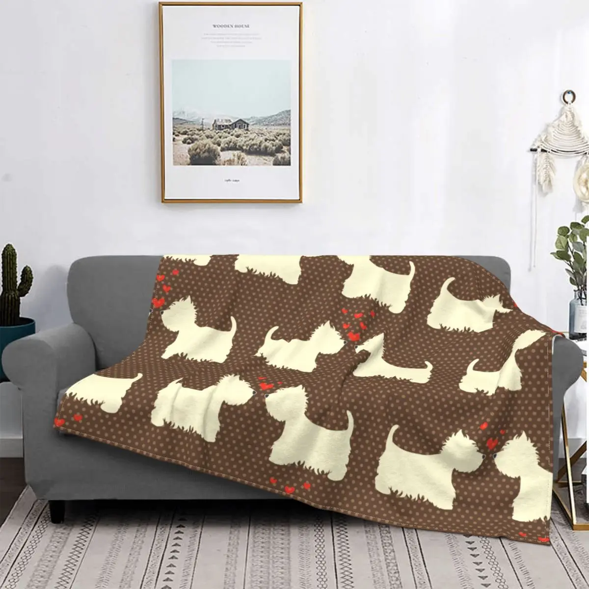 

Одеяло Westie West Highland Terrier, одеяло, супермягкое дышащее покрывало для кровати, дивана