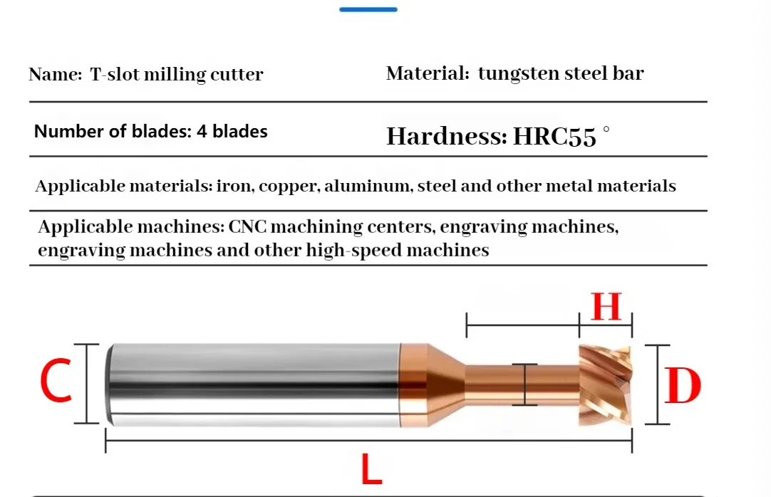 Твердосплавная фреза с Т-образным пазом Вольфрамовая фреза 3 мм 4 мм 6 мм 8 мм 10 мм 12 Т-образная канавочная фреза Общая стальная долбежная фреза
Твердосплавная фреза с Т-образным пазом Вольфрамовая фреза 3 мм 4 мм 6 мм 8 мм 10 мм 12 Т-образная канавочная фреза Общая стальная долбежная фреза