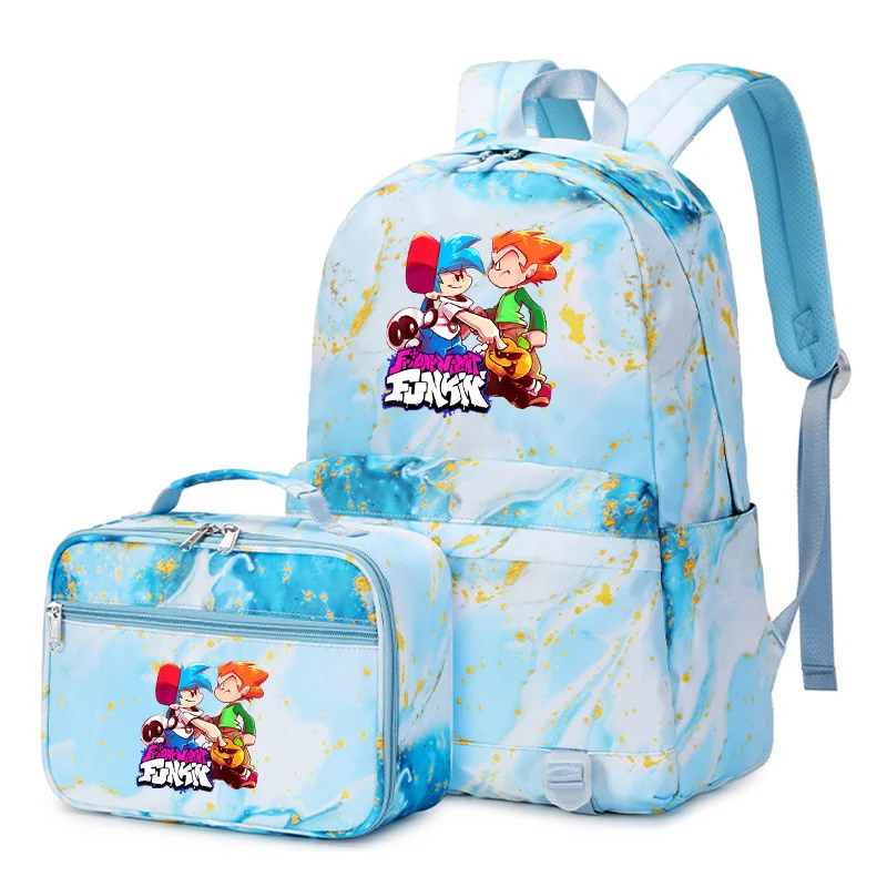 2pcs Hot Friday Night Funkin Multi Pocket Backpack with Lunch Bag Rucksack Casual School Bags for Student Teenagers Sets 
2pcs Hot Friday Night Funkin Multi Pocket Backpack with Lunch Bag Rucksack Casual School Bags for Student Teenagers Sets