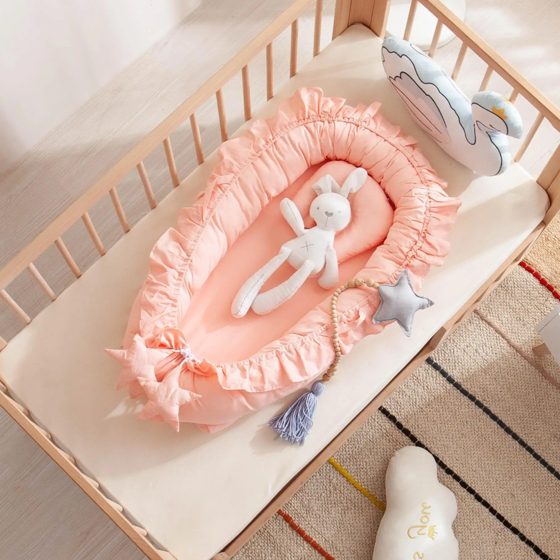 Bed Removable Sleeping Nest for Baby Crib with Pillow Travel Playpen Cot Infant Toddler Cradle Mattress Foldable
Bed Removable Sleeping Nest for Baby Crib with Pillow Travel Playpen Cot Infant Toddler Cradle Mattress Foldable