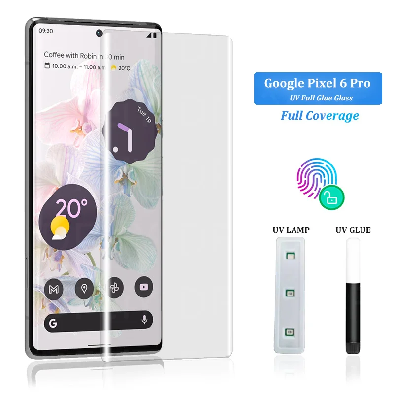 UV Screen Protector For Google Pixel 6 Pro Tempered Glass Film Full Screen Glue For Pixel 6 Pro Full Cover UV Glass
UV Screen Protector For Google Pixel 6 Pro Tempered Glass Film Full Screen Glue For Pixel 6 Pro Full Cover UV Glass