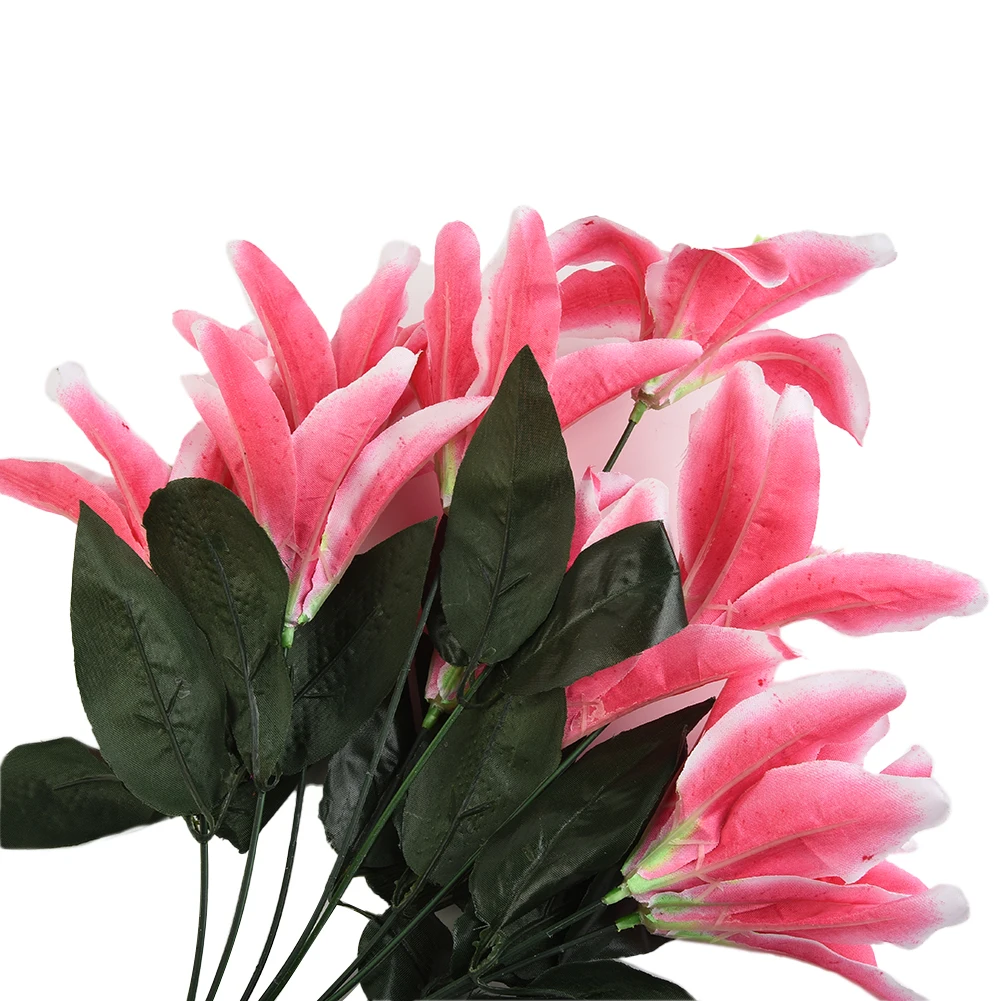 45cm Lily Branch Real Looking Artificial Flowers For Home White Fake Flowers Garden DIY Wedding Flower Bride Hand Flower Decor
45cm Lily Branch Real Looking Artificial Flowers For Home White Fake Flowers Garden DIY Wedding Flower Bride Hand Flower Decor