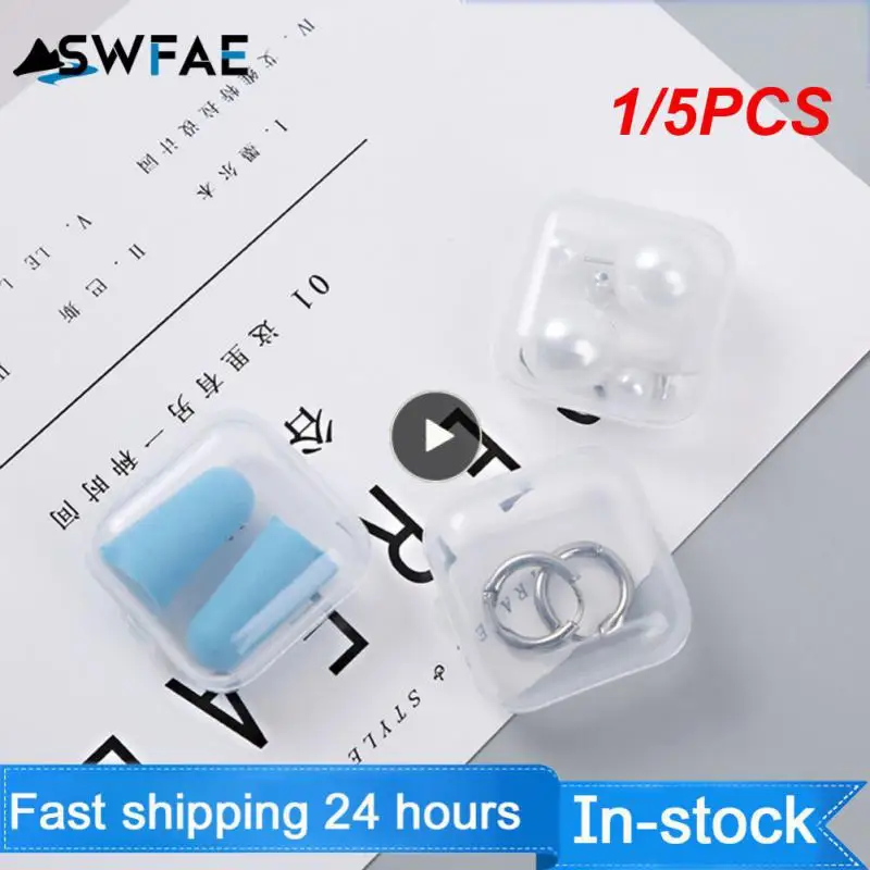 1/5PCS Translucent Finishing Boxes Strong Durable Jewelry Storage Case Small Items Jewelry Storage Case Container Storage Boxes
1/5PCS Translucent Finishing Boxes Strong Durable Jewelry Storage Case Small Items Jewelry Storage Case Container Storage Boxes