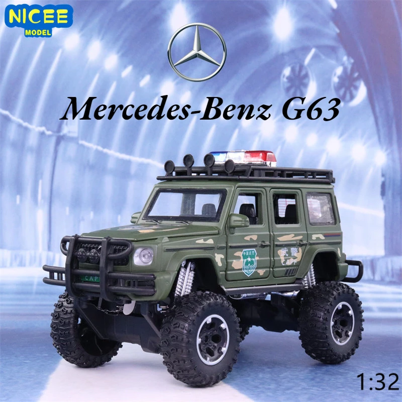 1:32 Mercedes Benz G63 внедорожник полицейский автомобиль литая под давлением модель автомобиля из металлического сплава со звуковым оформлением Коллекционная детская игрушка Подарки A75
1:32 Mercedes Benz G63 внедорожник полицейский автомобиль литая под давлением модель автомобиля из металлического сплава со звуковым оформлением Коллекционная детская игрушка Подарки A75