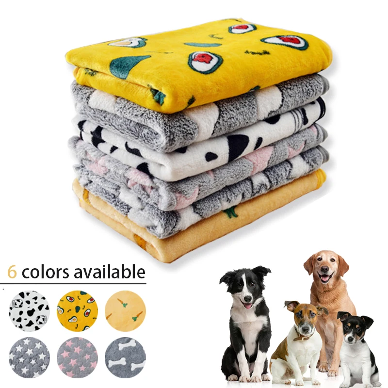 Soft Flannel Pet Blanket Cartoon Printing Dog Bed Sleeping Blanket Warm Comfortable Household Sofa Blanket Cushion Pet Supplies
Soft Flannel Pet Blanket Cartoon Printing Dog Bed Sleeping Blanket Warm Comfortable Household Sofa Blanket Cushion Pet Supplies