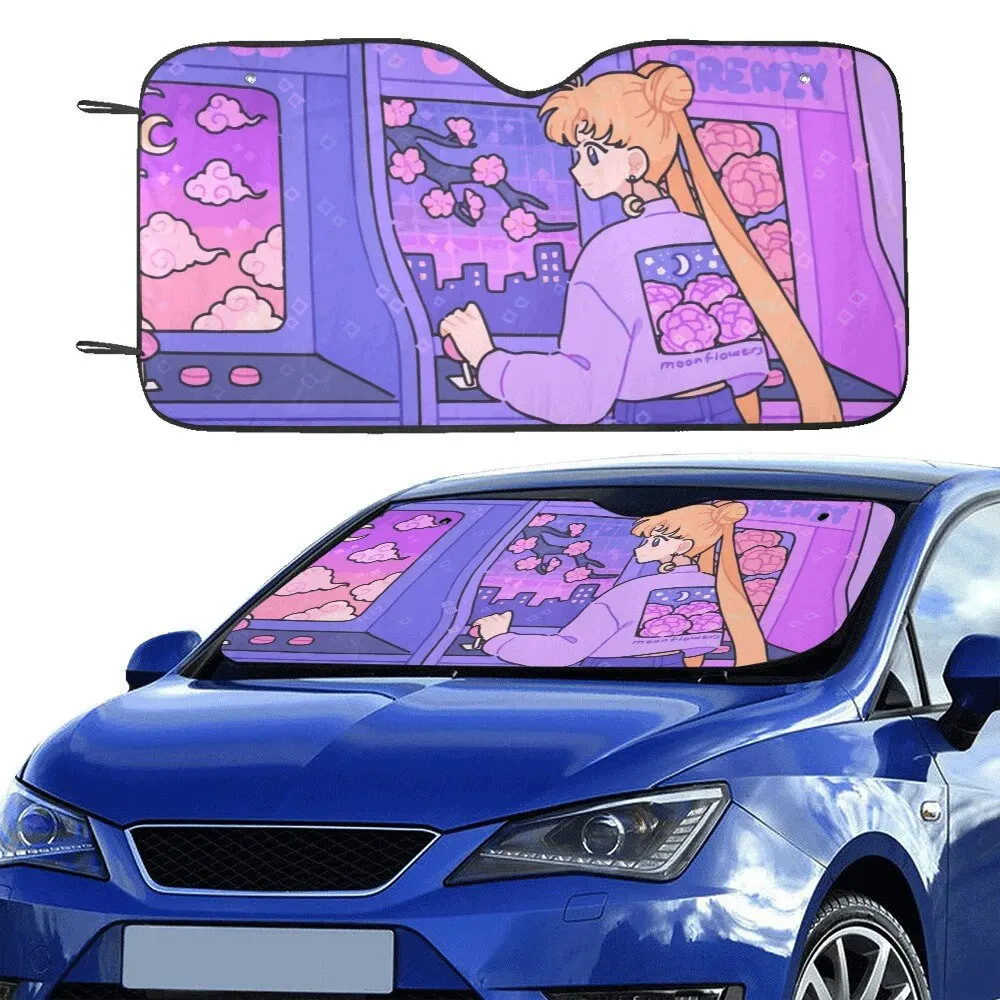 Kawaii Cute Girls Sailor Windshield Cover Auto Sun Shade Cartoon Car Accessories Cartoon Anime Print Outdoor Protector Sunshade
Kawaii Cute Girls Sailor Windshield Cover Auto Sun Shade Cartoon Car Accessories Cartoon Anime Print Outdoor Protector Sunshade