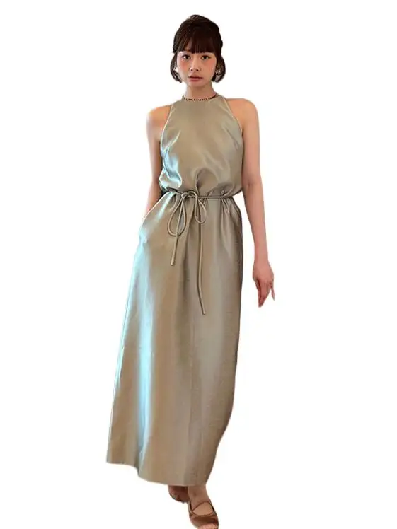 Новинка 2023, атласное облегающее летнее платье с открытыми плечами, поясом, подолом сзади, облегающее модное элегантное платье
Новинка 2023, атласное облегающее летнее платье с открытыми плечами, поясом, подолом сзади, облегающее модное элегантное платье