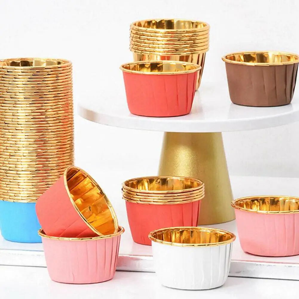 100Pcs Muffin Cupcake Liner Paper Cup Oilproof Cupcake Liner Baking Cup Tray Case Wedding Party Muffin Wrapper Paper Pastry Tool
100Pcs Muffin Cupcake Liner Paper Cup Oilproof Cupcake Liner Baking Cup Tray Case Wedding Party Muffin Wrapper Paper Pastry Tool