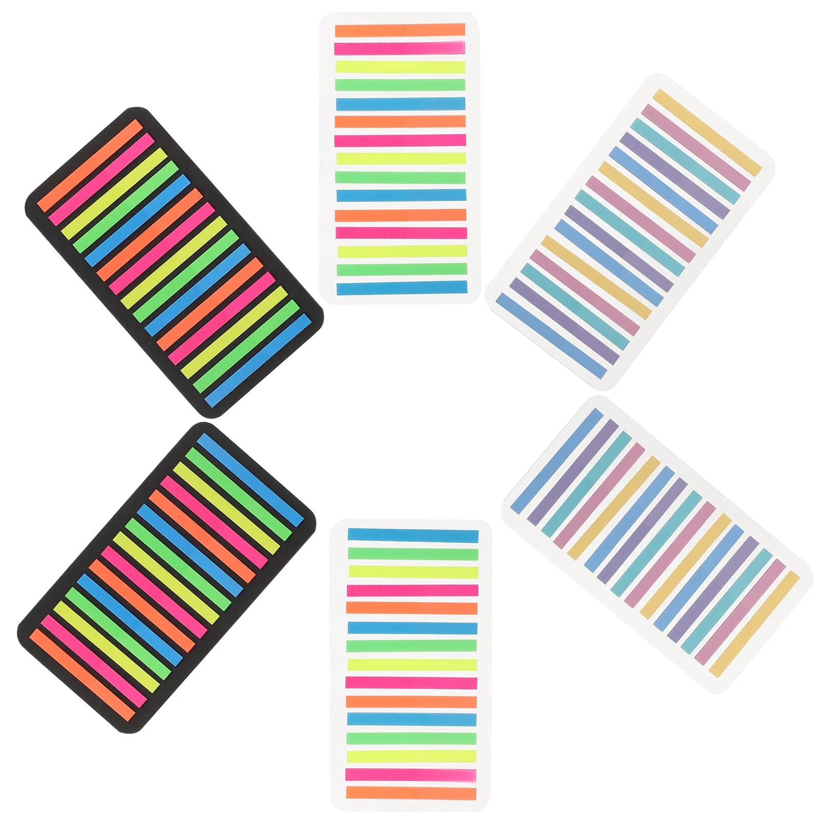 6 Books Tag Index Portable Highlight Strips Bookmarks Label Reading Plastic Supply 
6 Books Tag Index Portable Highlight Strips Bookmarks Label Reading Plastic Supply