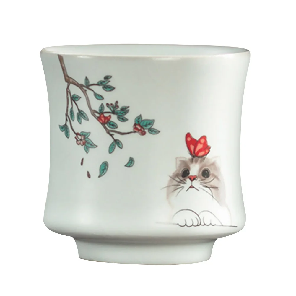 Tea Cup Cups Drinking Serving Japanese Cat Teacups Style Chinese Sake Gongfu Kung Set Fu Portable Teaware Ceramic Vintage Ware
Tea Cup Cups Drinking Serving Japanese Cat Teacups Style Chinese Sake Gongfu Kung Set Fu Portable Teaware Ceramic Vintage Ware