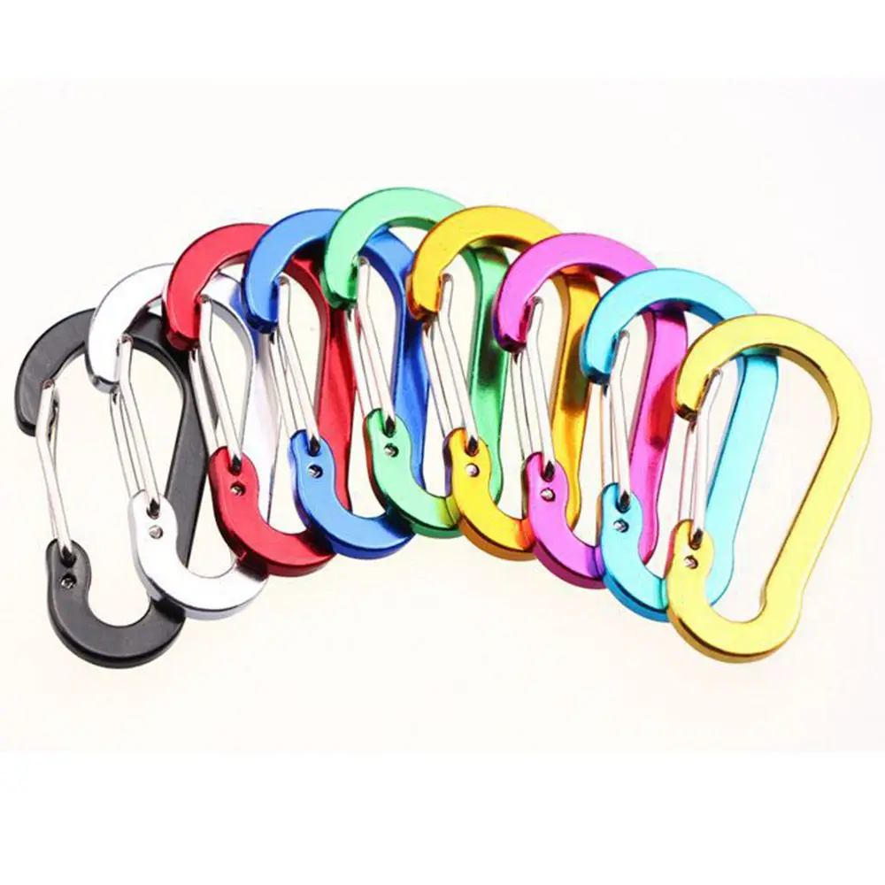 5pcs Tools Outdoor Backpack Camping Climbing Carabiner Booms Fishing Hook Lock Buckle Snap Clip Keychain
5pcs Tools Outdoor Backpack Camping Climbing Carabiner Booms Fishing Hook Lock Buckle Snap Clip Keychain